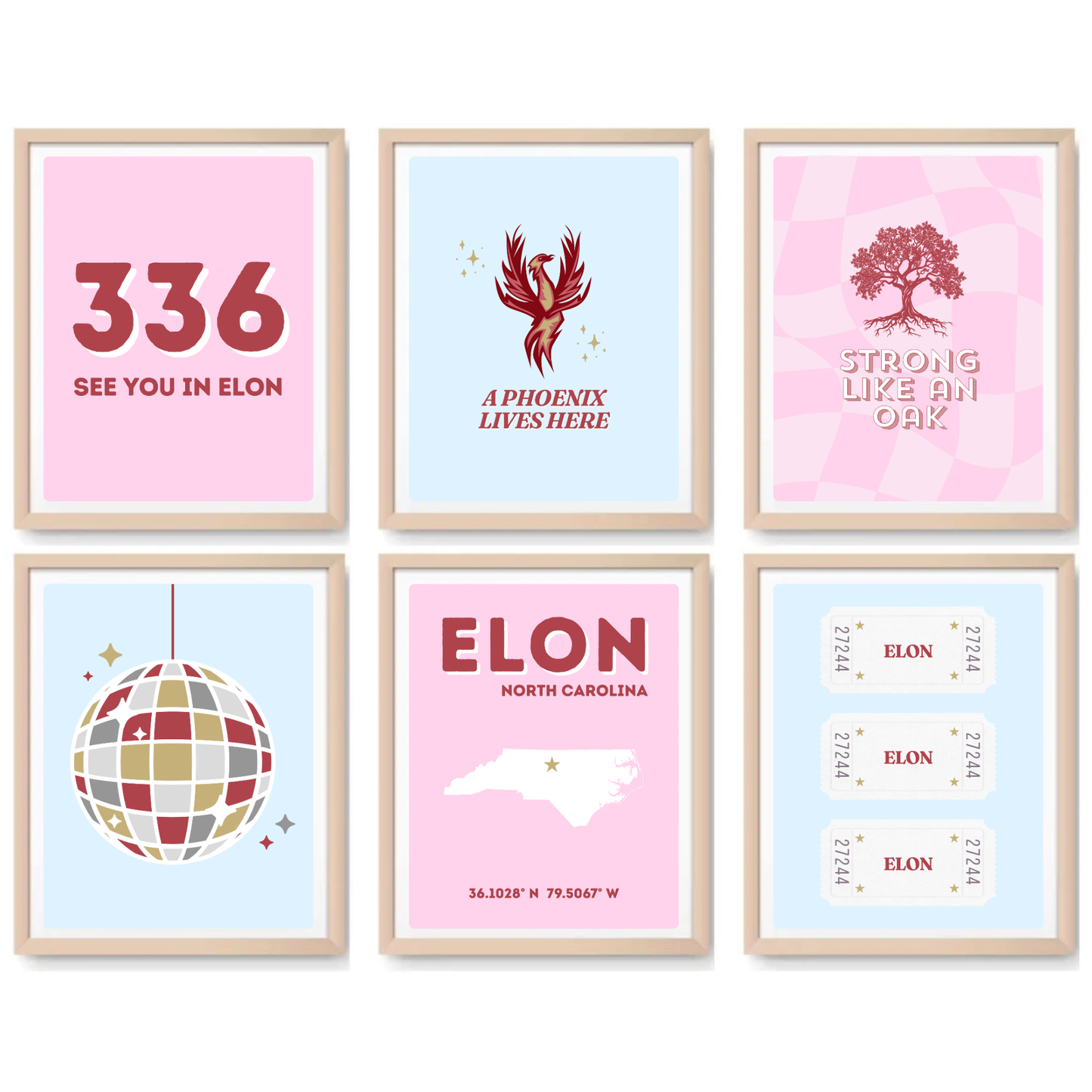 Elon inspired Digital Prints - Set of 6