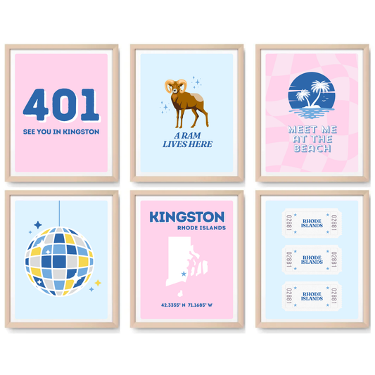 URI inspired Digital Prints - Set of 6
